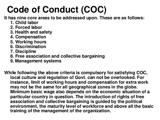 Code of ethics for fashion industry 89 Code of ethics for fashion industry 48